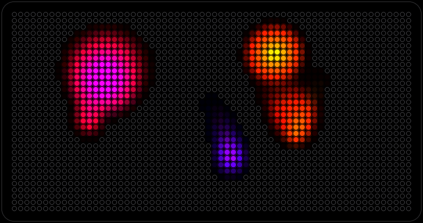 Lava Flow on the PixelPop panel