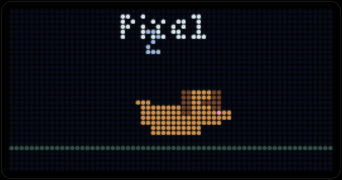 PixelPet on the PixelPop panel