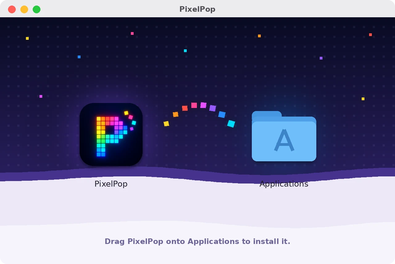 PixelPop for Mac installer